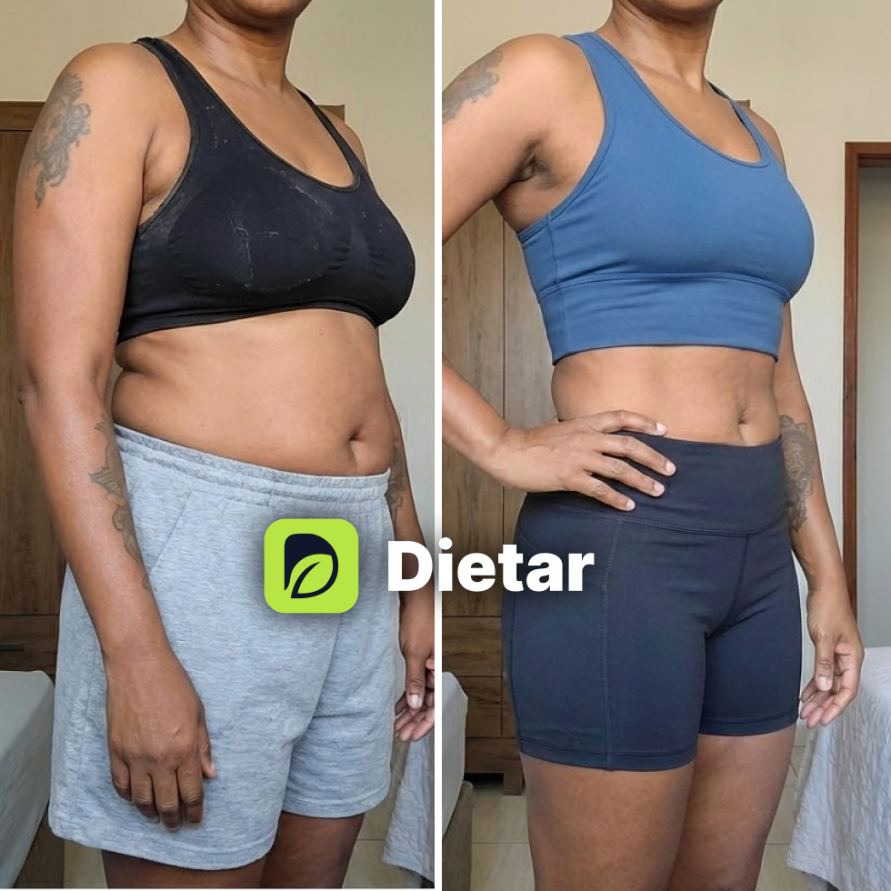 Antes e depois de Fabiola